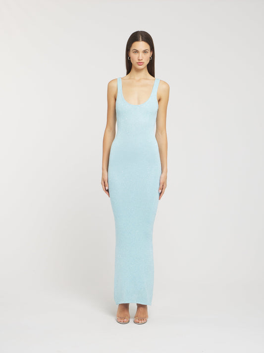 Pailletten-Maxikleid