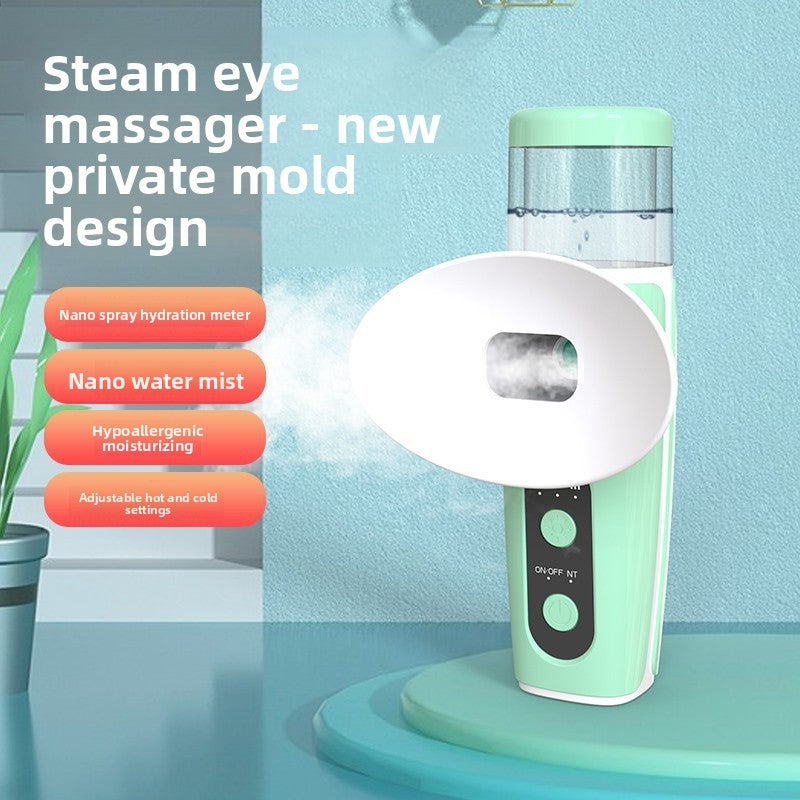 Rechargeable Eye Moisturizing Device with Hot Cold Compress